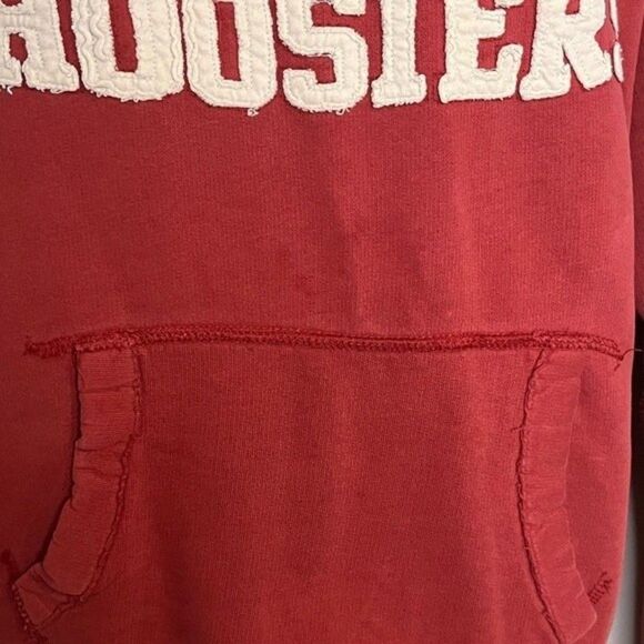 Pressbox Indiana Hoosiers Red Long Sleeve Hoodie Size Large - Picture 5 of 10